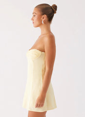 Bindi Mini Dress - Yellow